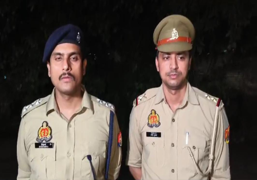 लूटपाट करने वाला इनामी बदमाश पुलिस मुठभेड़ में घायल